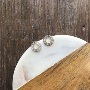 Circle Stud Earrings